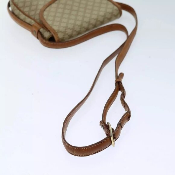 CELINE Macadam Canvas Shoulder Bag Beige - Picture 11 of 16